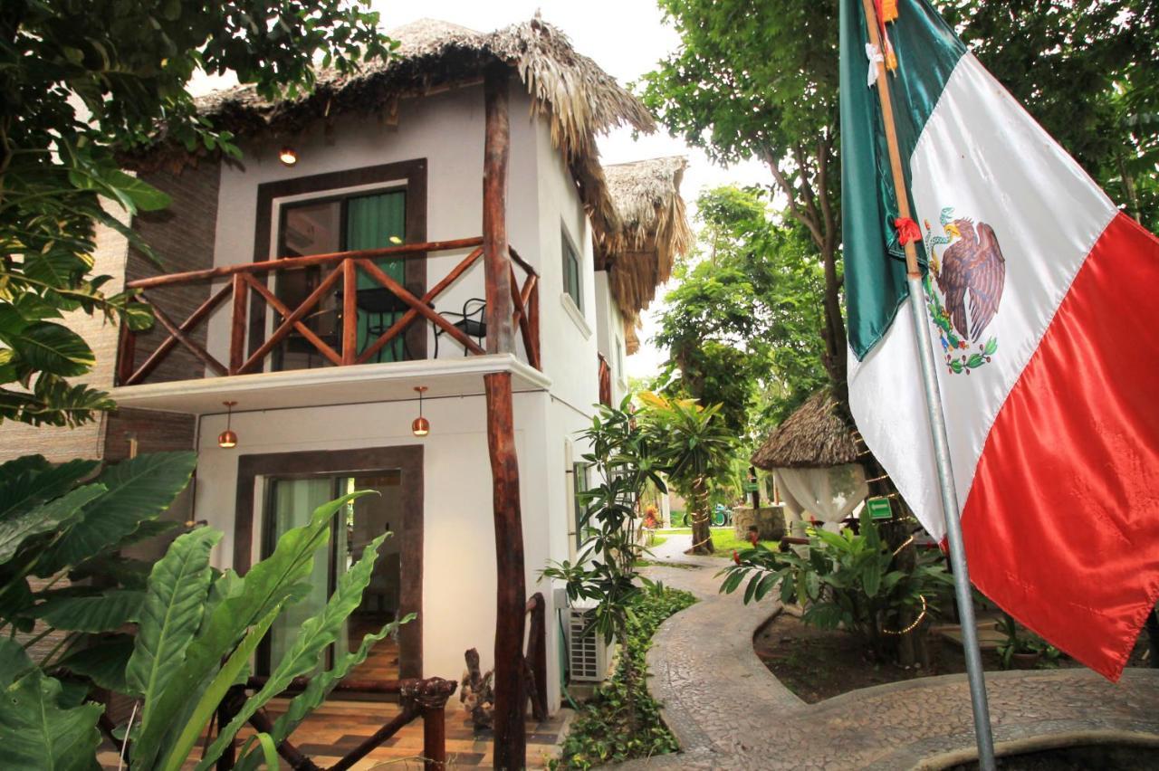 Hotel Pancho Villas Bacalar - Free Bikes And Paddles Ngoại thất bức ảnh