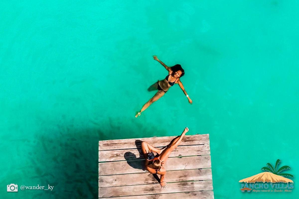 Hotel Pancho Villas Bacalar - Free Bikes And Paddles Ngoại thất bức ảnh